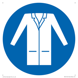 Custom Mandatory: Wear a lab coat